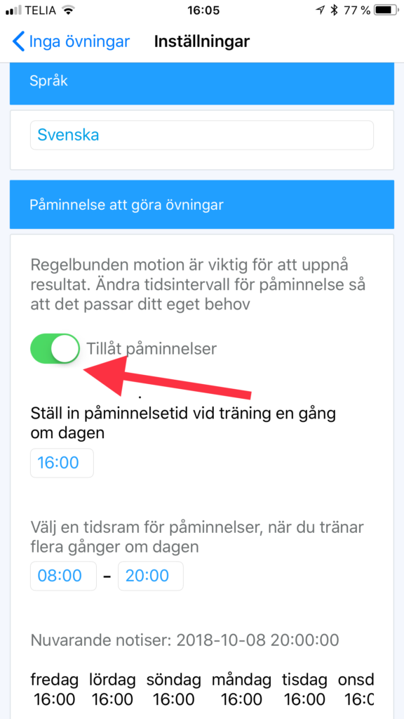 Inställningar 3