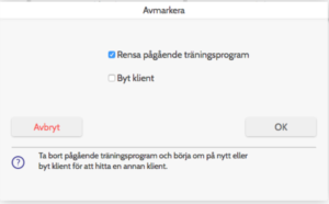 avmarkera