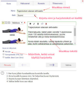 Kuvan kopiointi Harjoitteet-sivulla