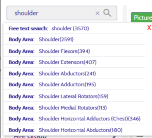 Free text search