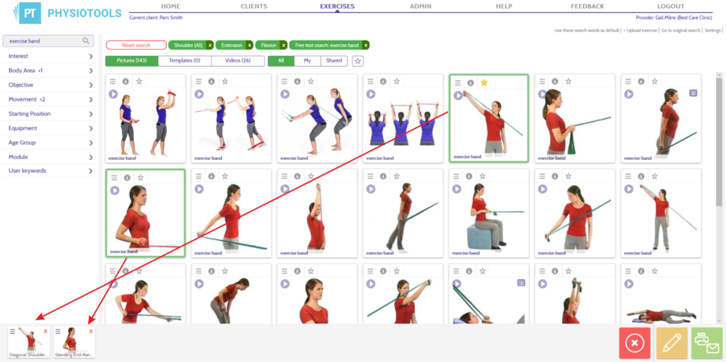 Selecting Exercises