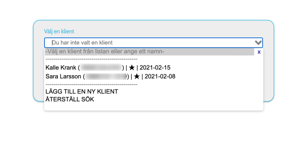 Ny klient
